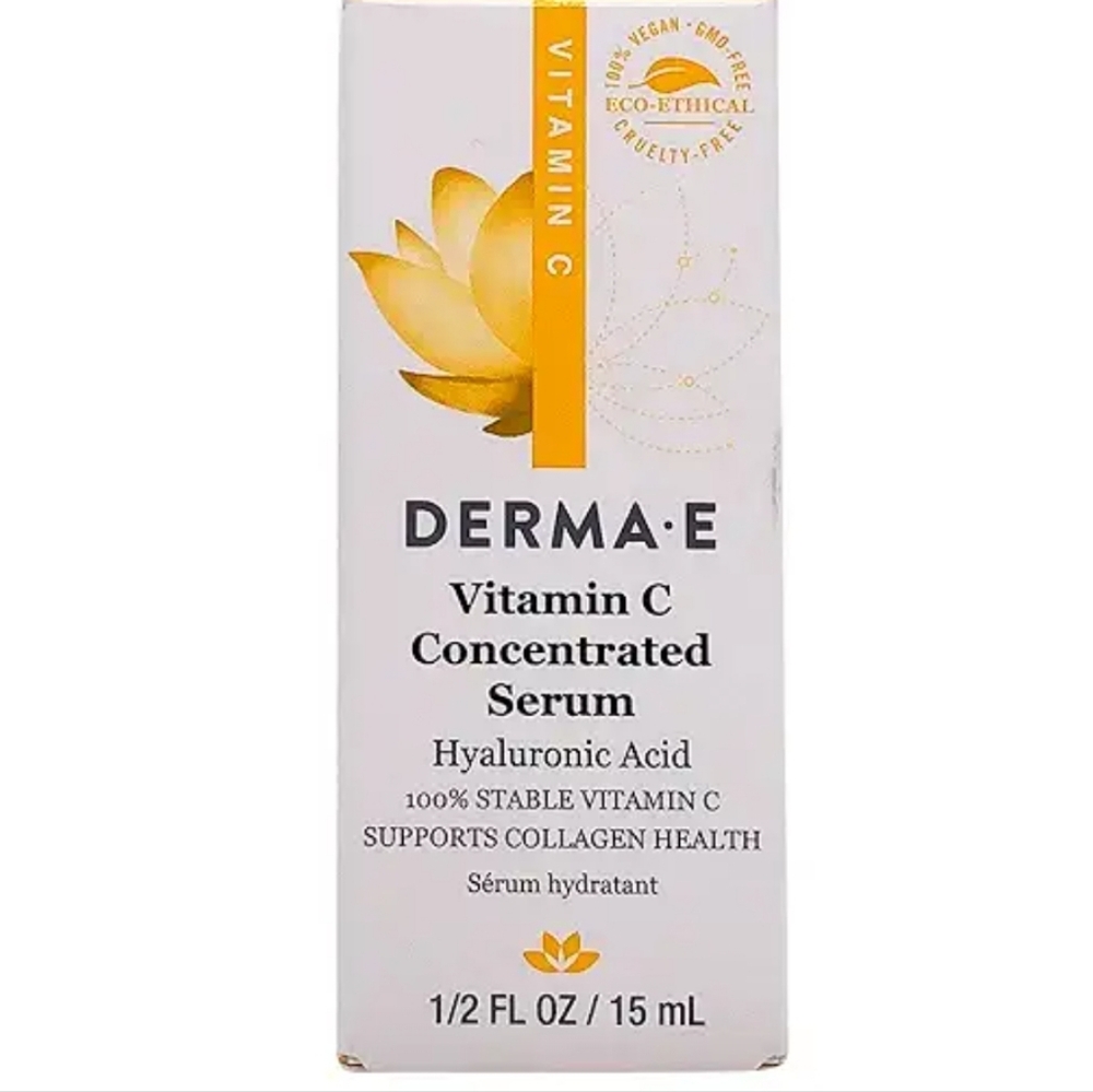 DERMA-E VITAMIN C CONCENTRATED SERUM HYALURONIC ACID 15 ML